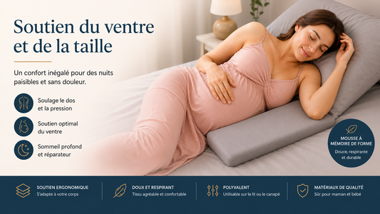 Coussin de Soutien Ergonea™ – Confort & Mémoire de Forme