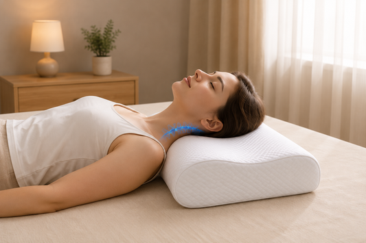 Oreiller Cervical Ergonomique Ergonea™ – Mémoire de Forme