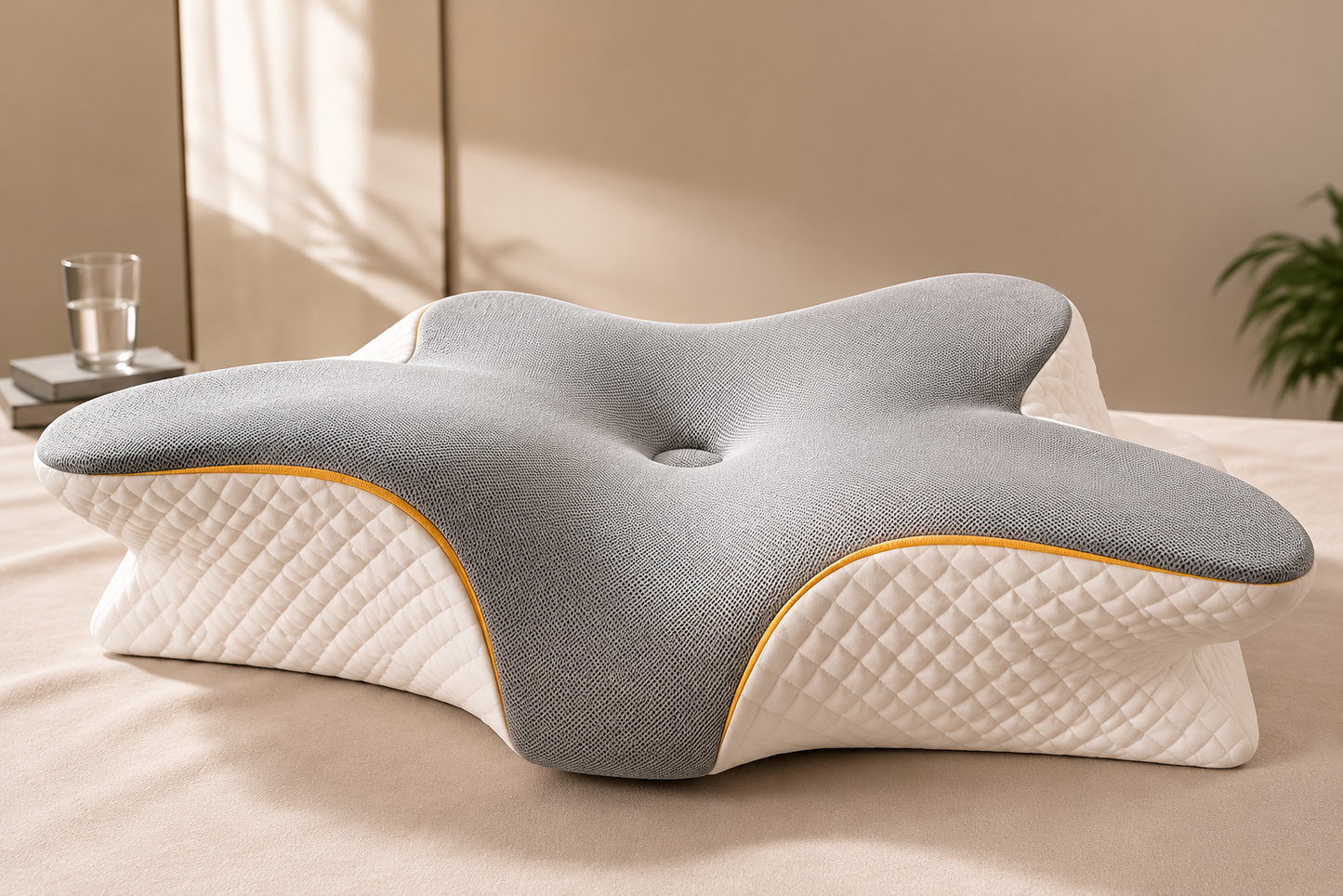 Oreiller Ergonomique Ergonea™ – Confort & Soutien Cervical
