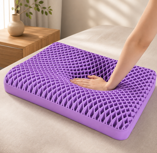 Coussin Gel Ergonomique Ergonea™ – Confort & Soutien Respirant