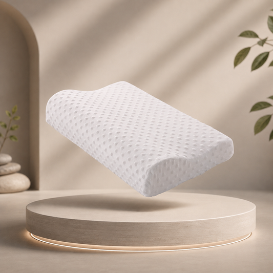 Oreiller Cervical Ergonea™ – Mémoire de Forme & Soutien de la Nuque