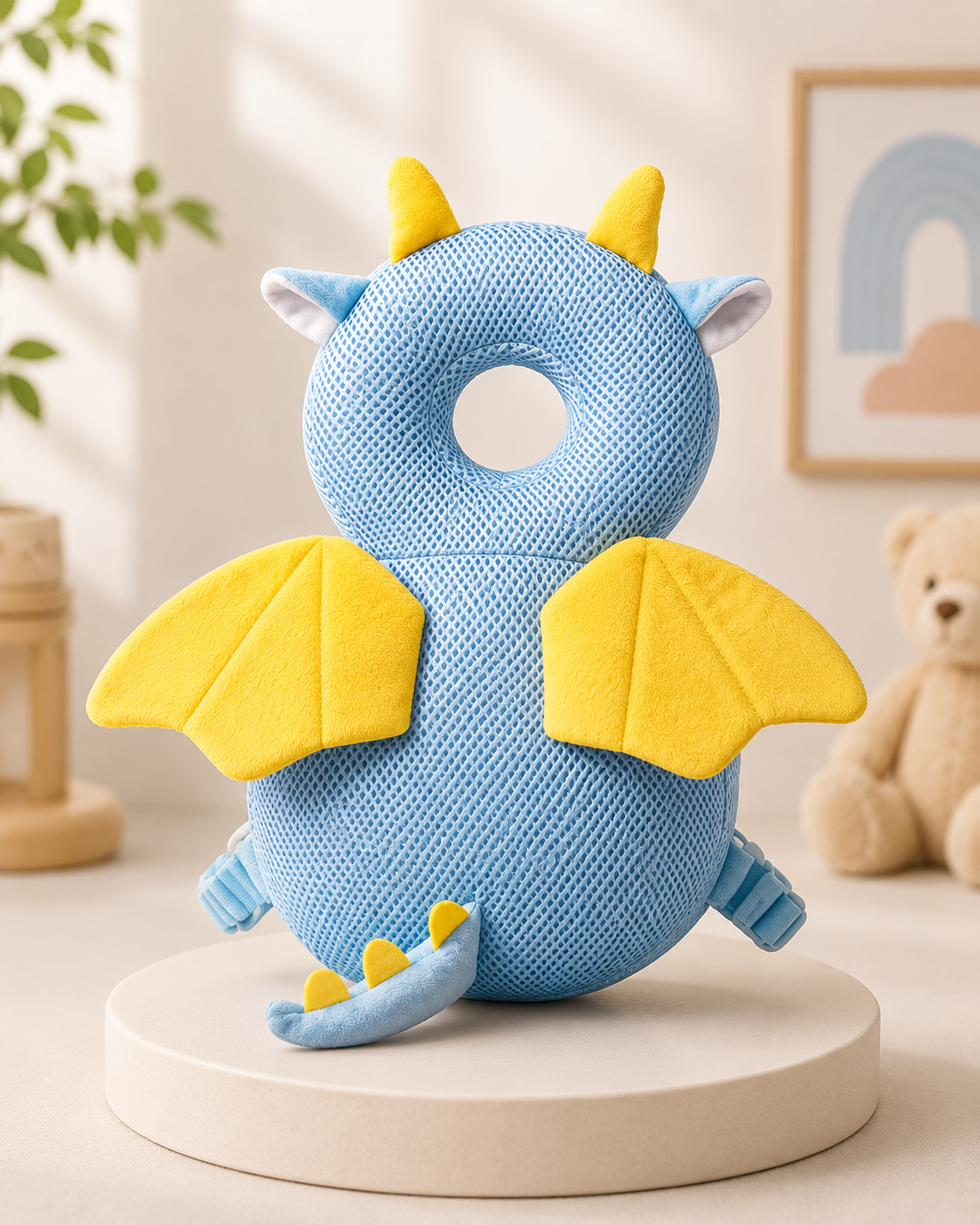 Coussin Anti-Choc Bébé Ergonea™ – Protection Tête & Dos