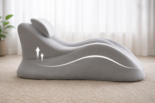 Coussin de Lecture Ergonomique Ergonea™ – Soutien Dos & Nuque