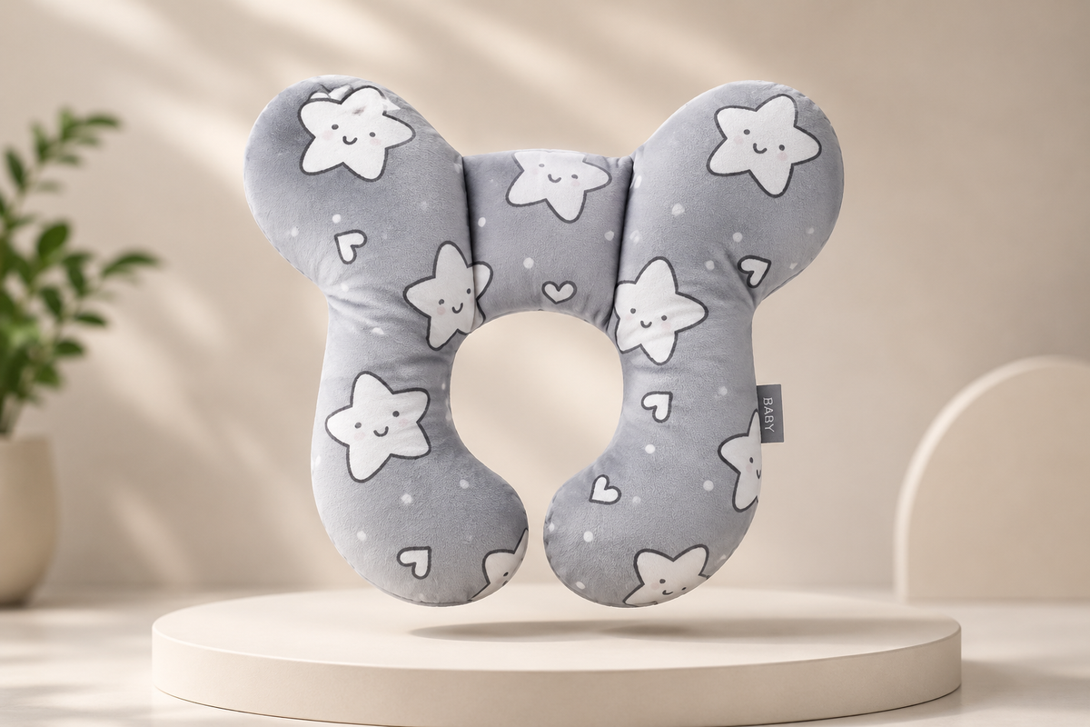 Coussin de Maintien Bébé Ergonea™ – Soutien Tête & Nuque